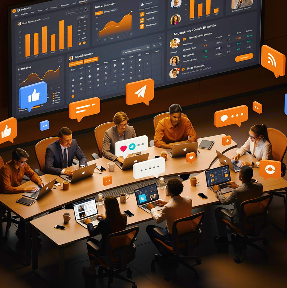 Social Media Management Team
